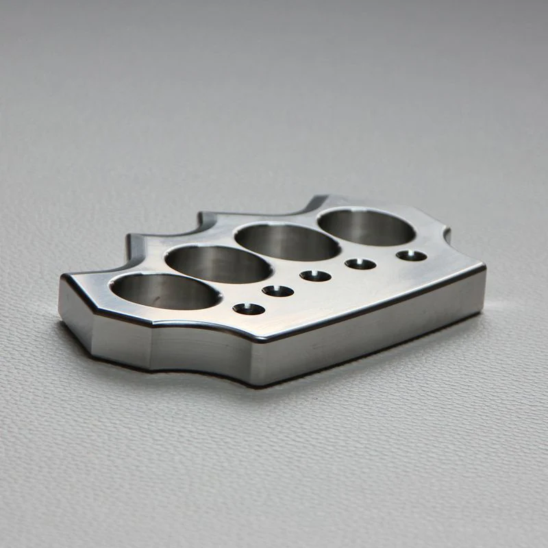Solid Stainless Steel Knuckle Duster Defense Boxing Window-breaking Fight EDC Tool - Image 7