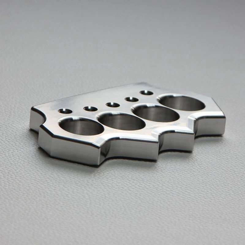 Solid Stainless Steel Knuckle Duster Defense Boxing Window-breaking Fight EDC Tool - Image 8
