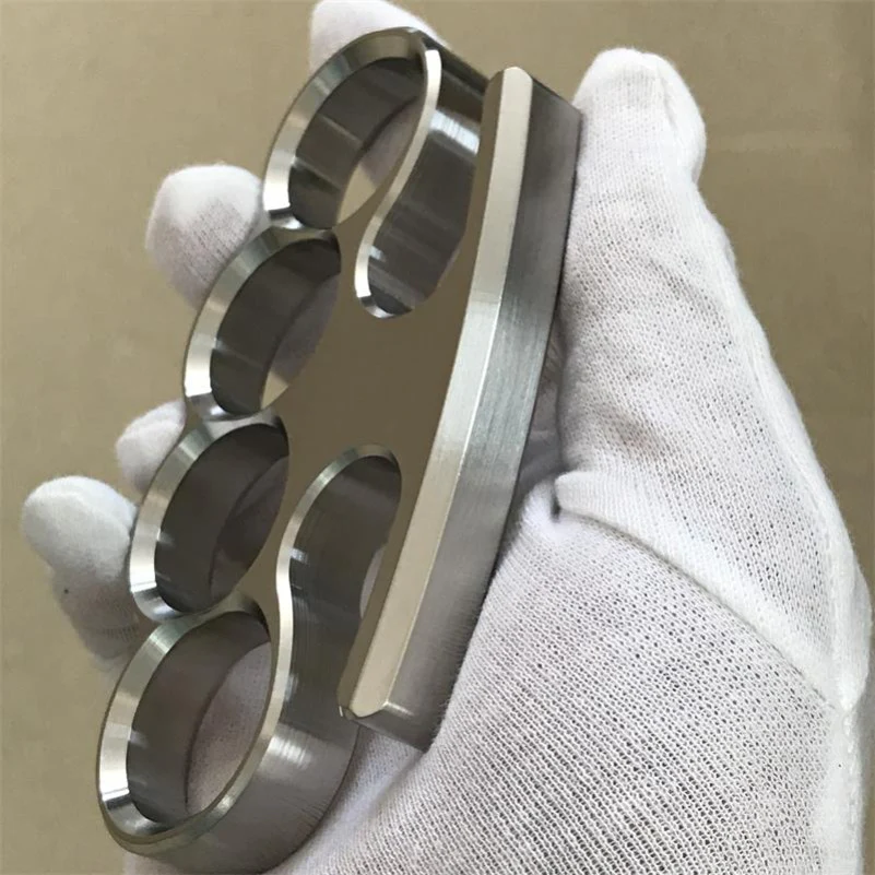 Solid Steel Knuckle Duster Broken Window Self-defense EDC Tool - Image 8