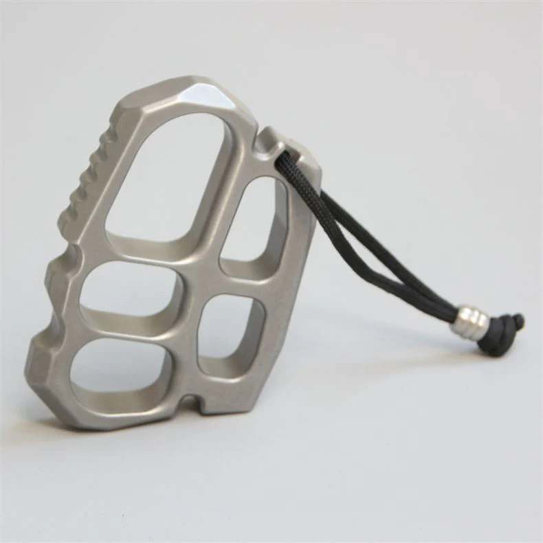 Solid Steel Knuckle Duster Self-Defense EDC Tool - Image 4