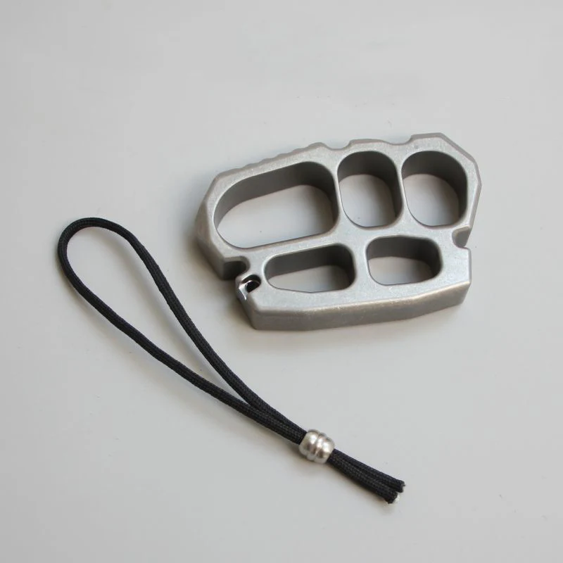Solid Steel Knuckle Duster Self-Defense EDC Tool - Image 5