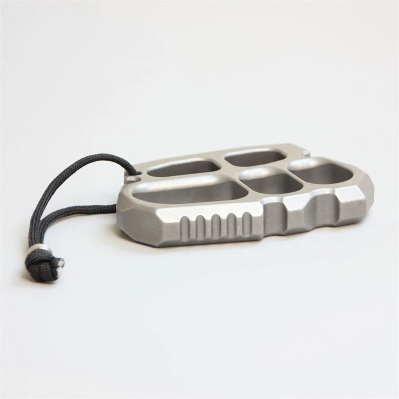 Solid Steel Knuckle Duster Self-Defense EDC Tool - Image 8