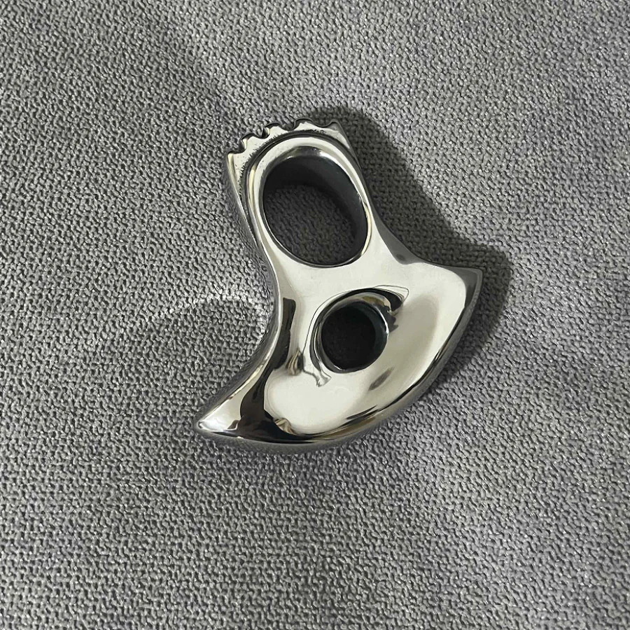 Solid Steel Right Hand Single Finger Knuckle Duster - Image 9
