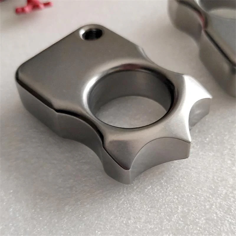 Solid Steel Stone Wash Knuckle Duster - Image 2