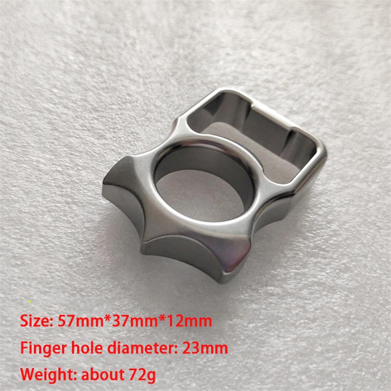 Solid Steel Stone Wash Knuckle Duster - Image 4