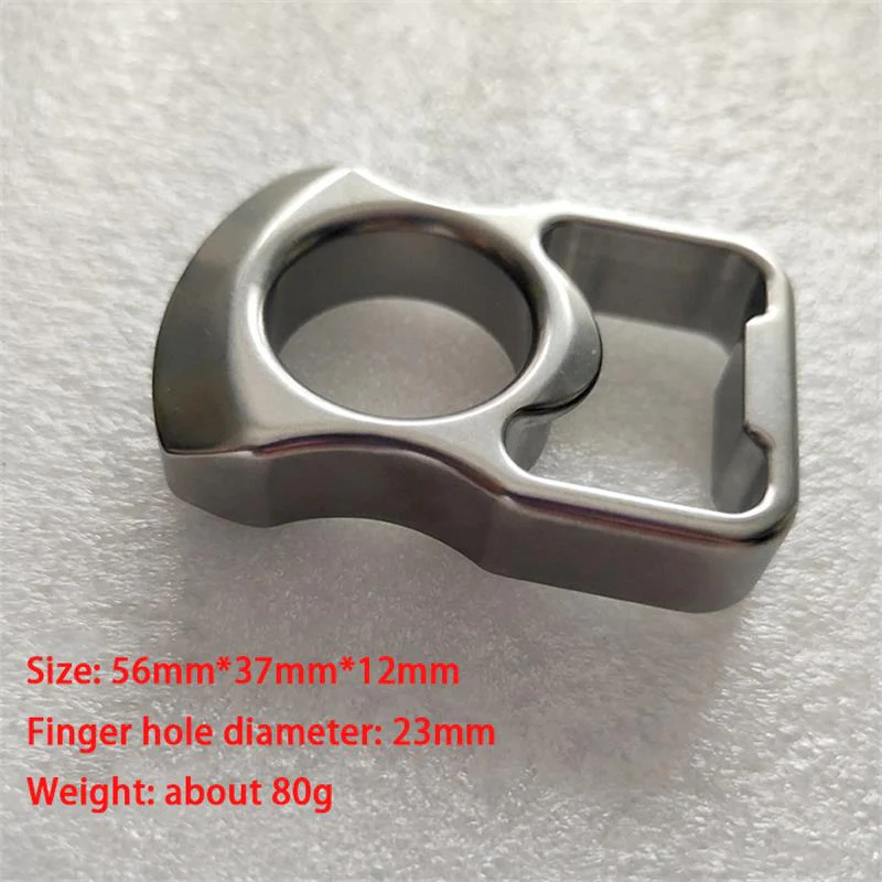 Solid Steel Stone Wash Knuckle Duster - Image 5