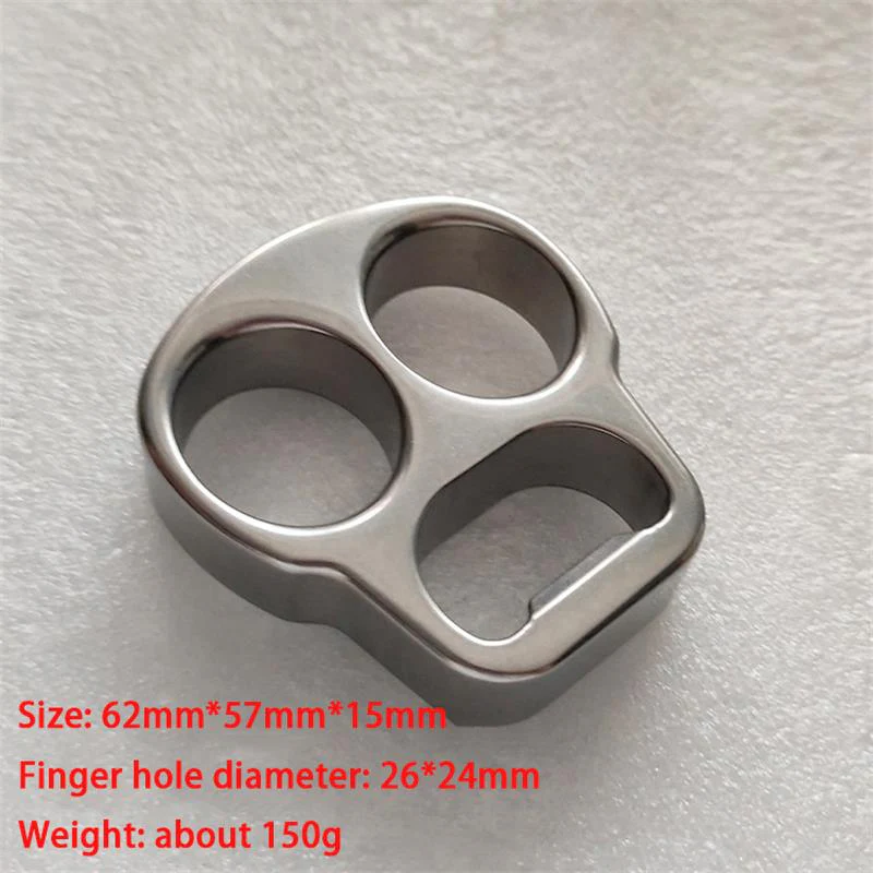 Solid Steel Stone Wash Knuckle Duster - Image 6