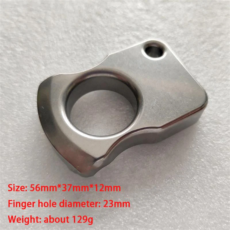 Solid Steel Stone Wash Knuckle Duster - Image 7