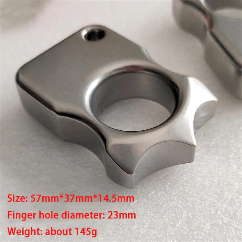 Solid Steel Stone Wash Knuckle Duster - Image 9