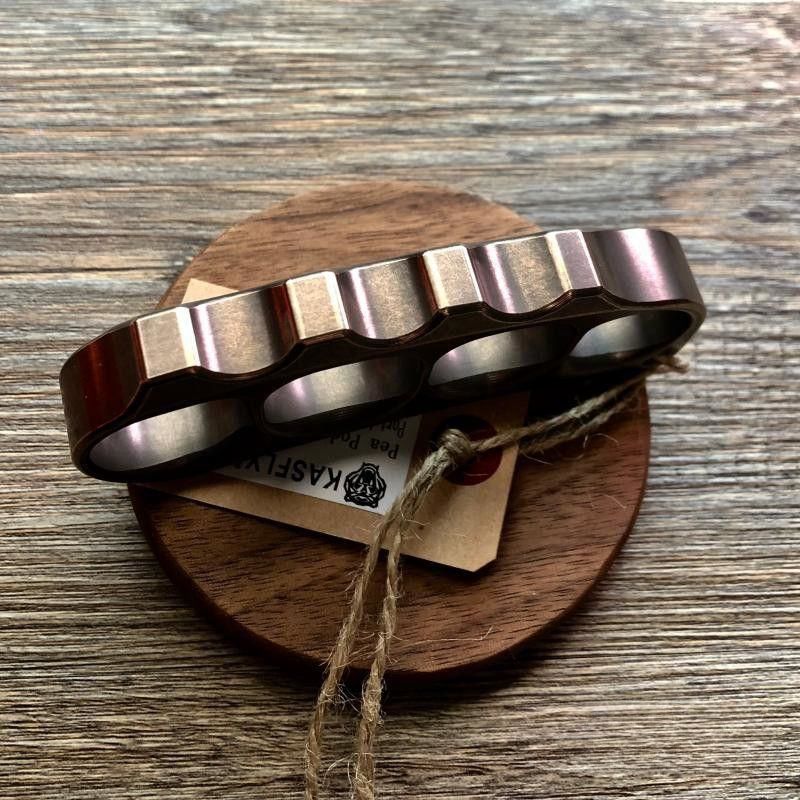Solid Sturdy Knuckle Duster Boxing Self Defense Four Finger Buckle Window Breaker Outdoor Camping EDC Tool - Image 12