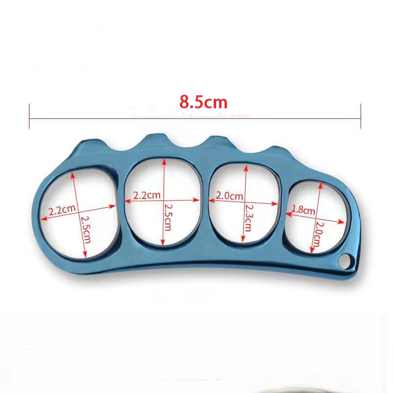 Solid Sturdy Knuckle Duster Boxing Self Defense Four Finger Buckle Window Breaker Outdoor Camping EDC Tool - Image 5