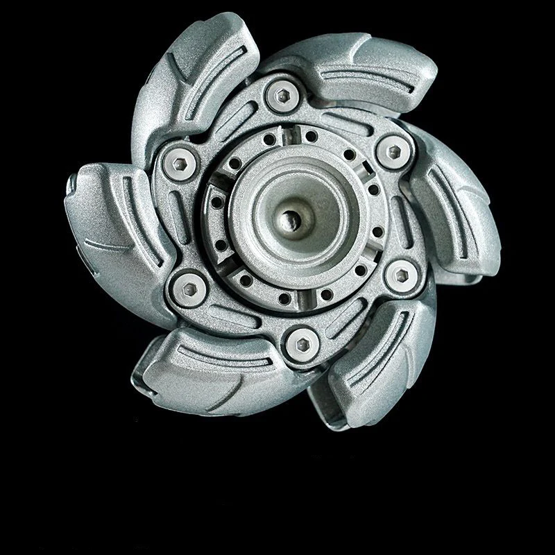 Stainless Steel Grumpy Open Armor Fingertip Gyro Stress Relief Toys - Image 10