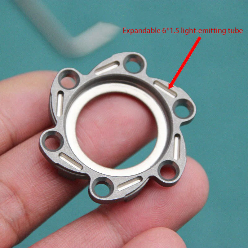 Stainless Steel Grumpy Open Armor Fingertip Gyro Stress Relief Toys - Image 3