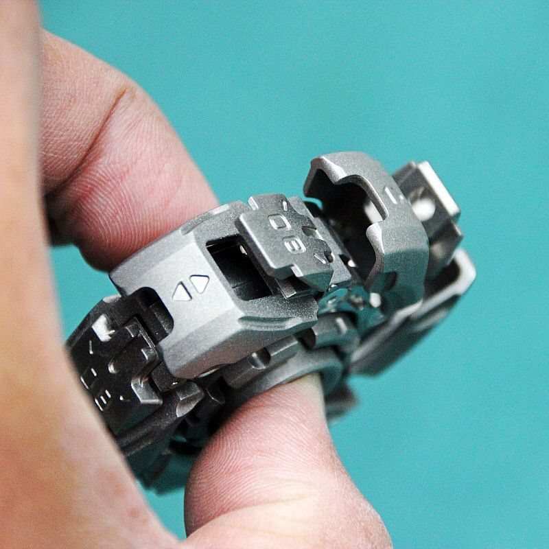 Stainless Steel Grumpy Open Armor Fingertip Gyro Stress Relief Toys - Image 6