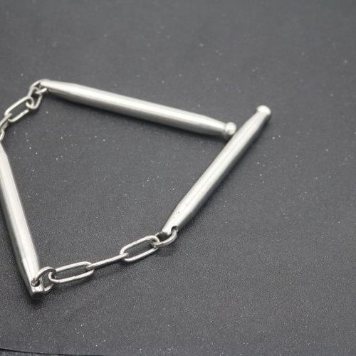 Stainless Steel Solid Three-sectioned Stick Outdoor Training Self-defense Whip - Image 7