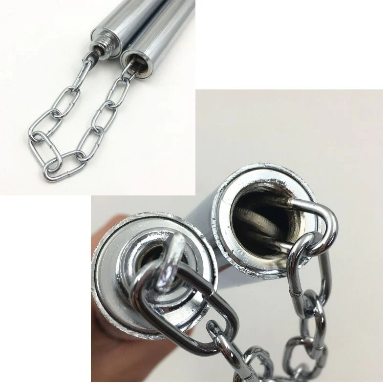Steel 2-in-1 Multifunctional Nunchaku Outdoor Practice Self Defense EDC Tool - Image 6
