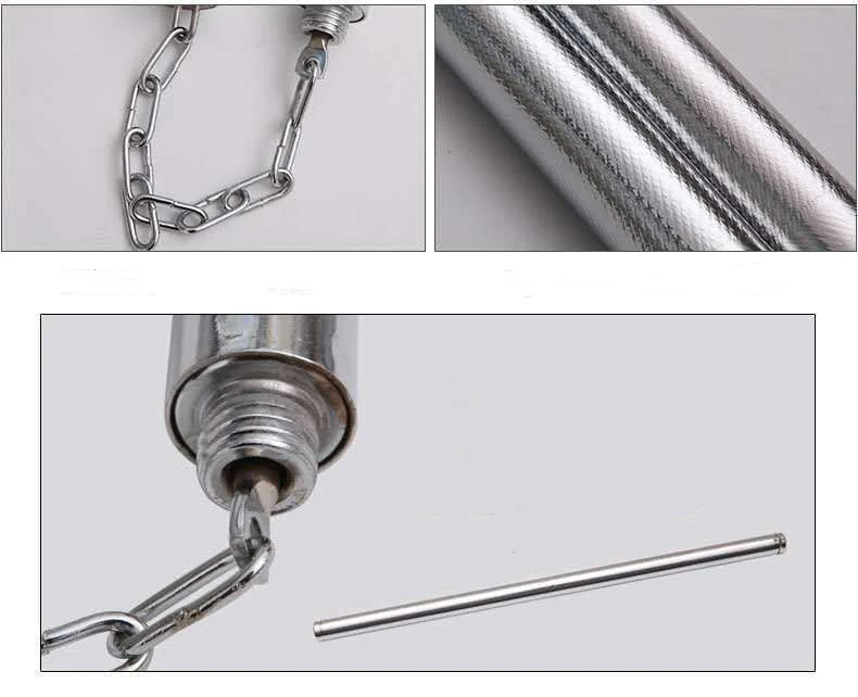 Steel 2-in-1 Multifunctional Nunchaku Outdoor Practice Self Defense EDC Tool - Image 7