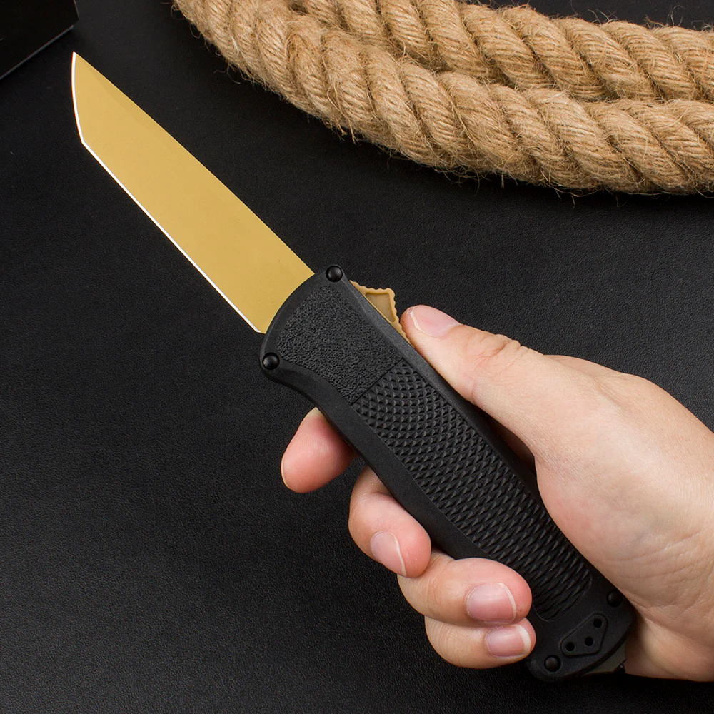 BM 5370 Tactical Knife Carbon Fiber Nylon Handle Outdoor Hunting Defense Pocket Knives - Image 11