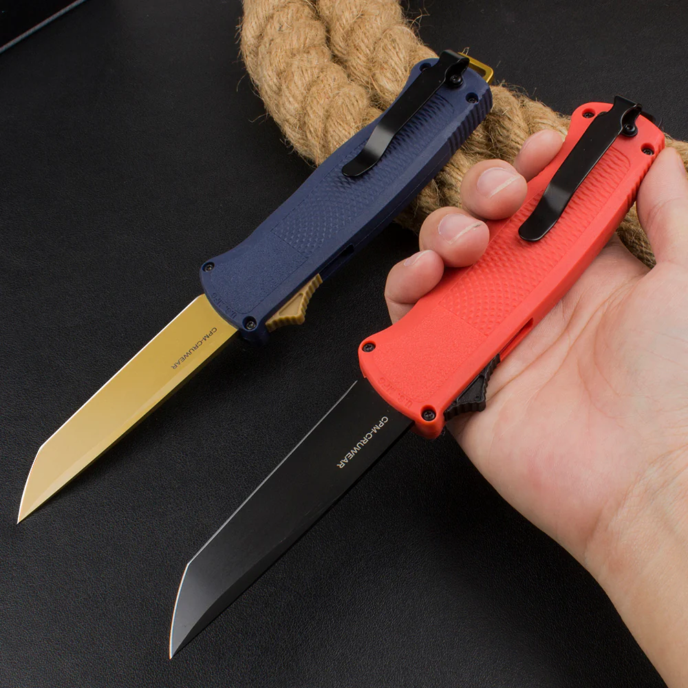 BM 5370 Tactical Knife Carbon Fiber Nylon Handle Outdoor Hunting Defense Pocket Knives - Image 5