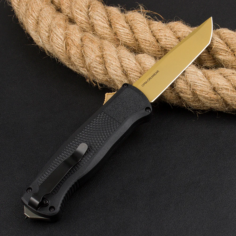 BM 5370 Tactical Knife Carbon Fiber Nylon Handle Outdoor Hunting Defense Pocket Knives - Image 9