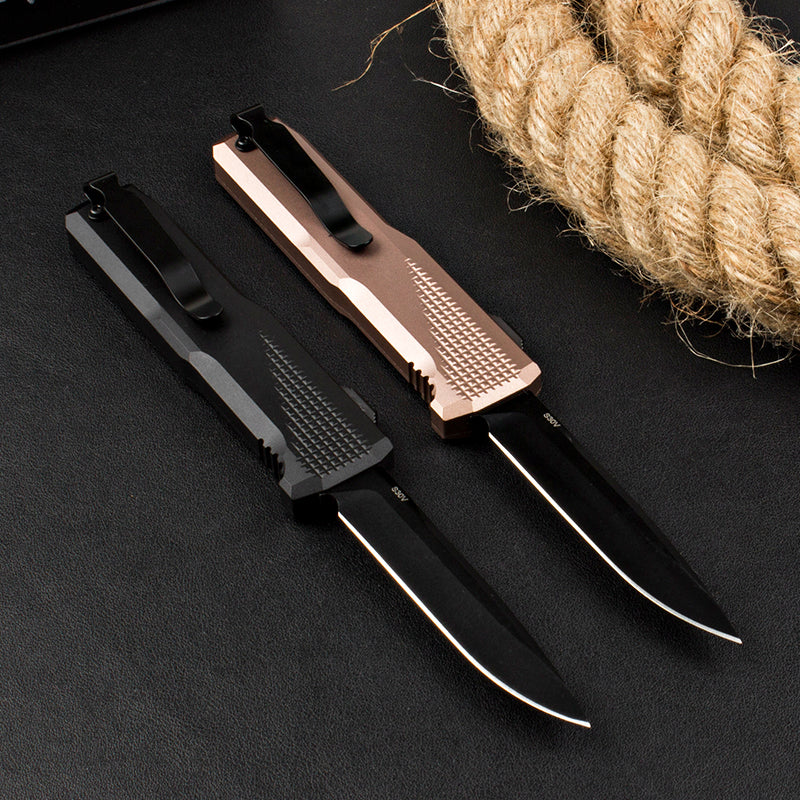 BM 4600 Tactical Knife High Hardness Aluminum Handle Hunting Self Defense Pocket Knives - Image 3