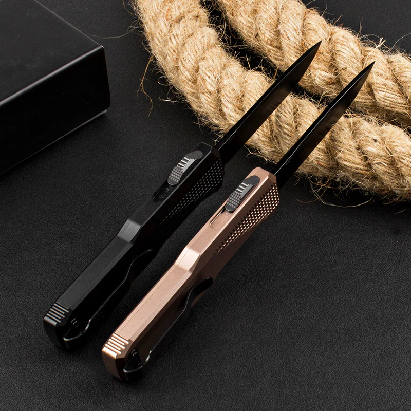 BM 4600 Tactical Knife High Hardness Aluminum Handle Hunting Self Defense Pocket Knives - Image 8