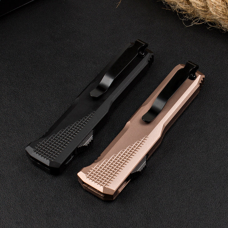 BM 4600 Tactical Knife High Hardness Aluminum Handle Hunting Self Defense Pocket Knives - Image 9