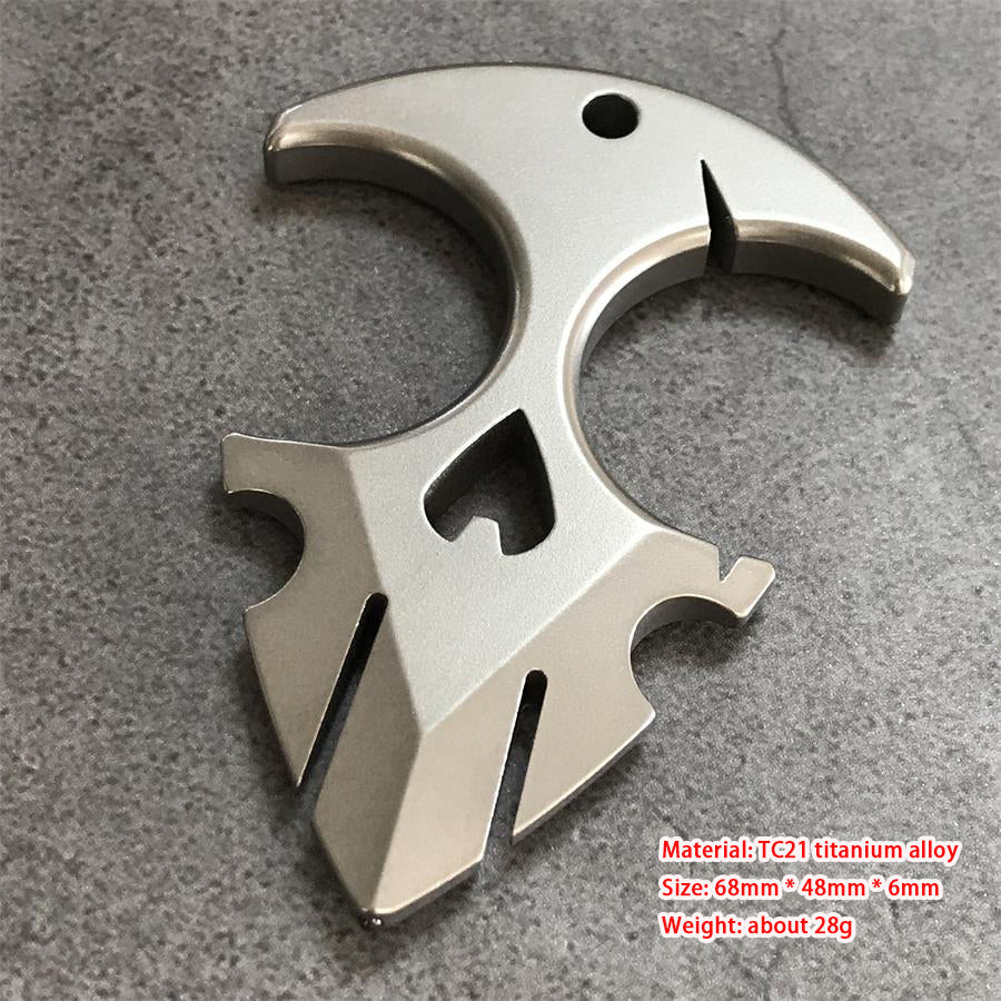 TC21 Titanium Knuckle Duster Broken Window Decoration - Image 8