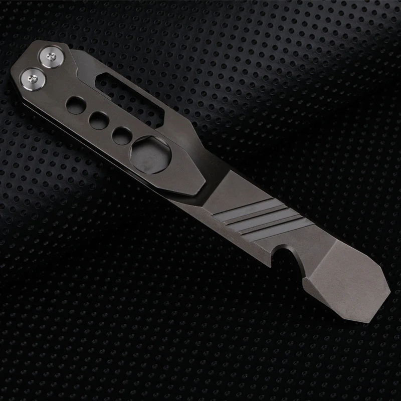 TC4 Titanium Alloy Multifunctional Defense Tool Bottle Opener High Hardness Portable EDC Tools - Image 8