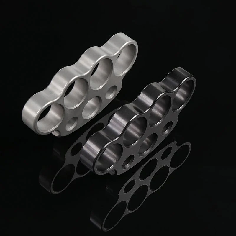 TC4 Titanium Knuckle Duster Self Defense EDC Tool - Image 2