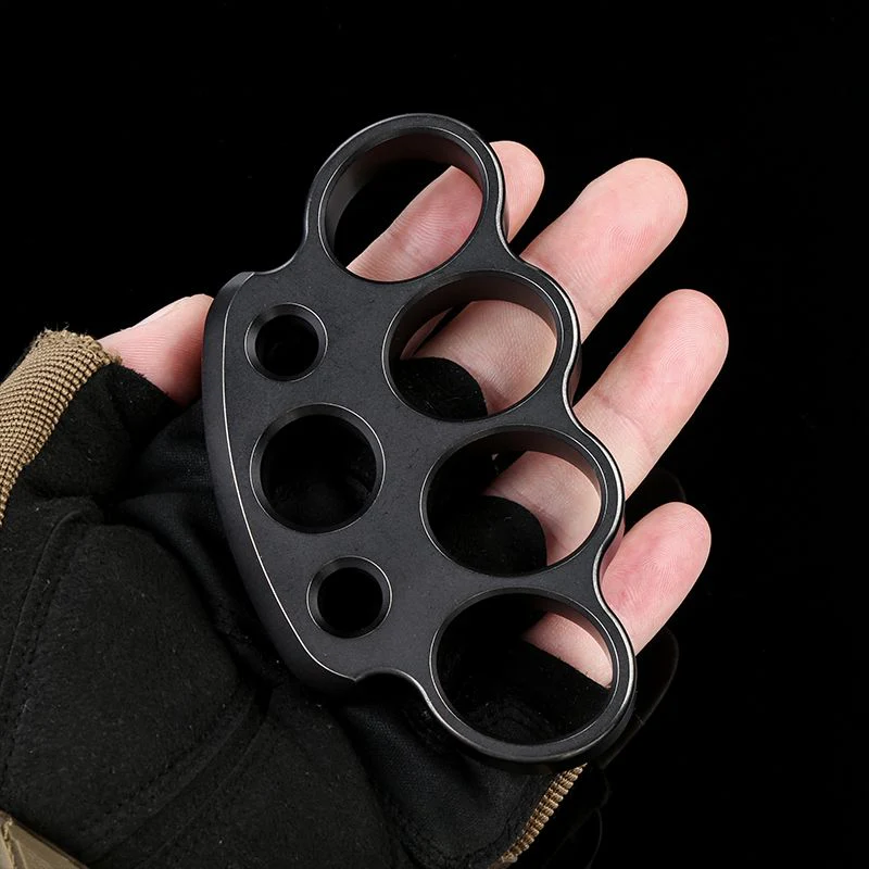 TC4 Titanium Knuckle Duster Self Defense EDC Tool - Image 5