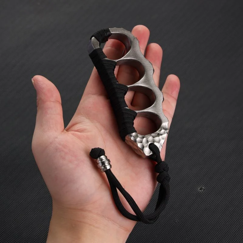 TC4 Titanium Pea Knuckle Duster Portable Broken Window EDC Tool - Image 4