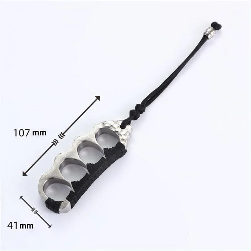 TC4 Titanium Pea Knuckle Duster Portable Broken Window EDC Tool - Image 6