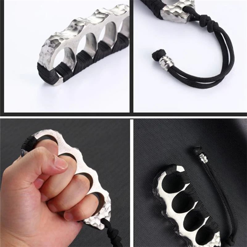 TC4 Titanium Pea Knuckle Duster Portable Broken Window EDC Tool - Image 7
