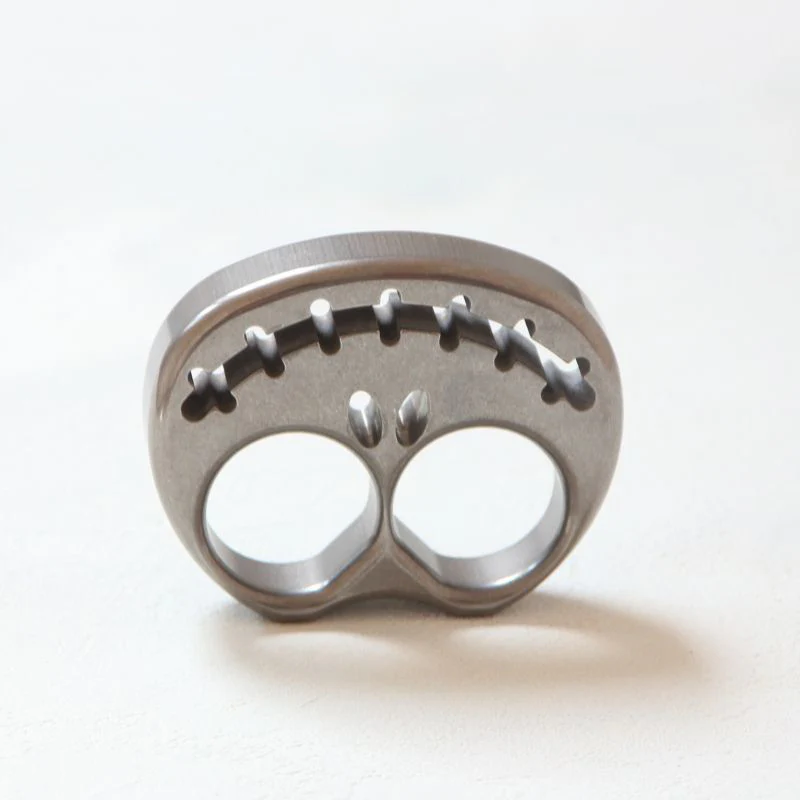 TC4 Titanium Solid Pumpkin Knuckle Duster - Image 4