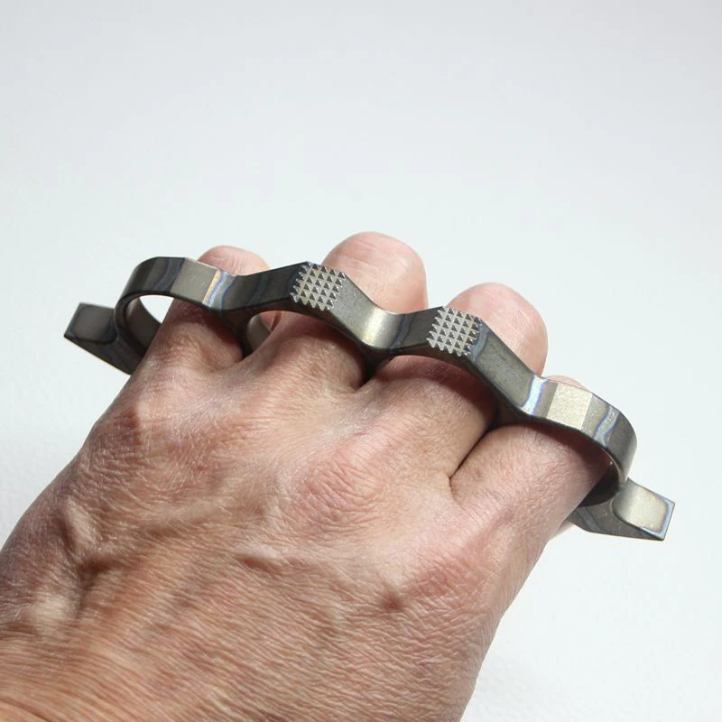 TC4 Titanium Window Breaker Knuckle Boxing Self Defense EDC Tool - Image 5