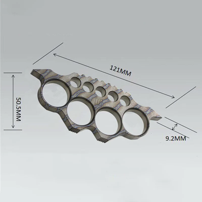 TC4 Titanium Window Breaker Knuckle Boxing Self Defense EDC Tool - Image 8