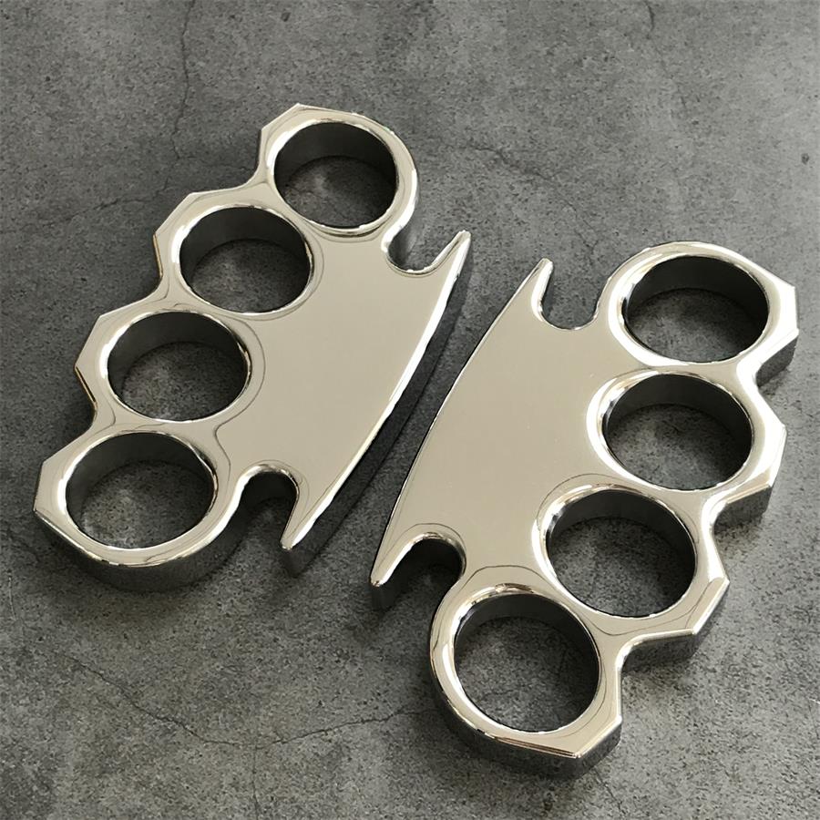 The King Classic Mirror Steel Knuckle Duster Self Defense EDC Tool - Image 10