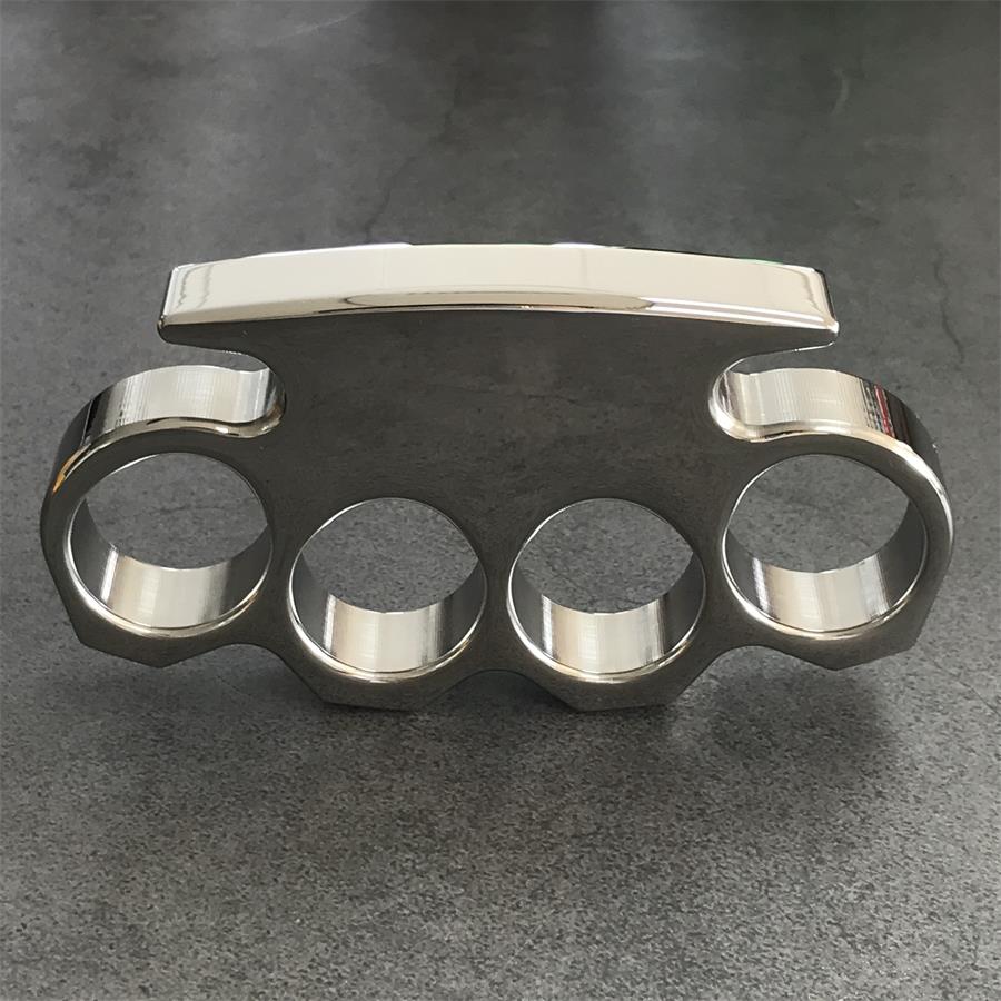 The King Classic Mirror Steel Knuckle Duster Self Defense EDC Tool - Image 11