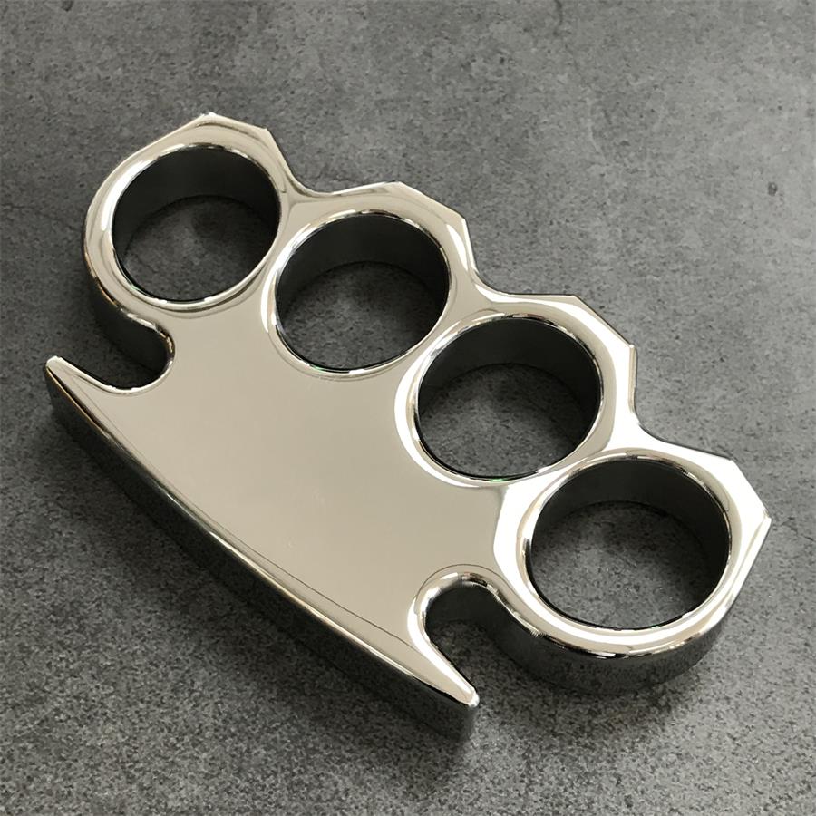 The King Classic Mirror Steel Knuckle Duster Self Defense EDC Tool - Image 13