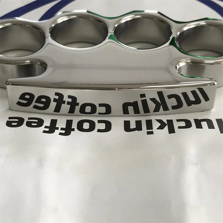 The King Classic Mirror Steel Knuckle Duster Self Defense EDC Tool - Image 4