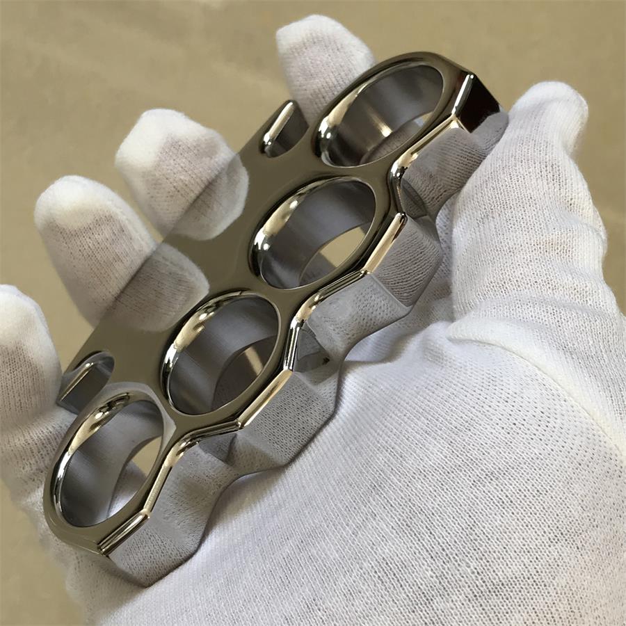 The King Classic Mirror Steel Knuckle Duster Self Defense EDC Tool - Image 7