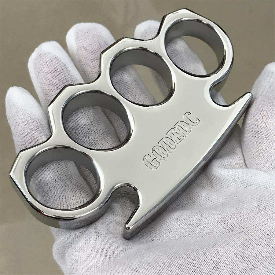 The King GODEDC Solid Classic Mirror Steel Knuckle Duster - Image 2