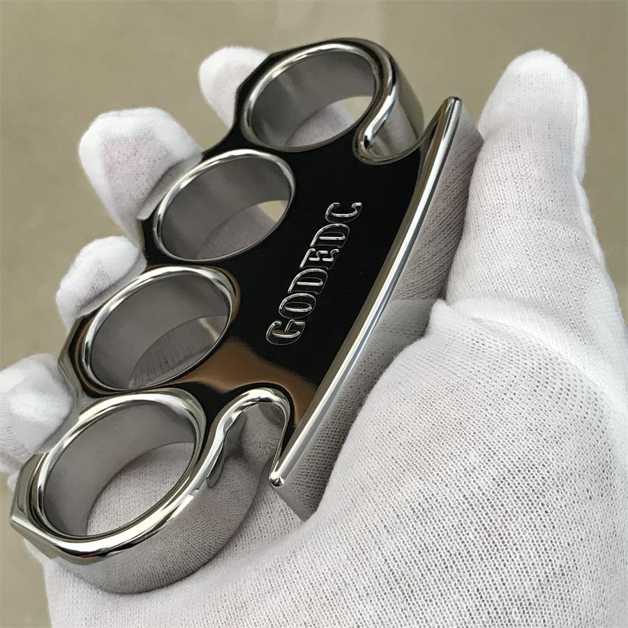 The King GODEDC Solid Classic Mirror Steel Knuckle Duster - Image 3