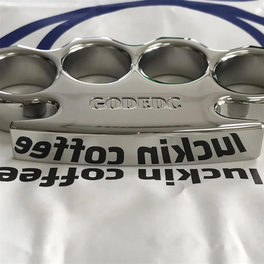 The King GODEDC Solid Classic Mirror Steel Knuckle Duster - Image 4