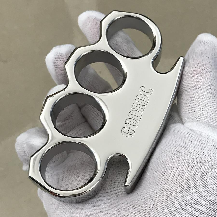 The King GODEDC Solid Classic Mirror Steel Knuckle Duster - Image 6
