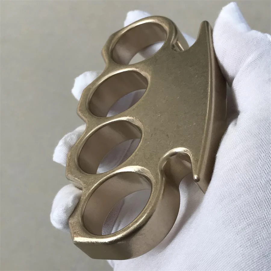 The KING Stonewashed Classic Brass Knuckle Duster - Image 10