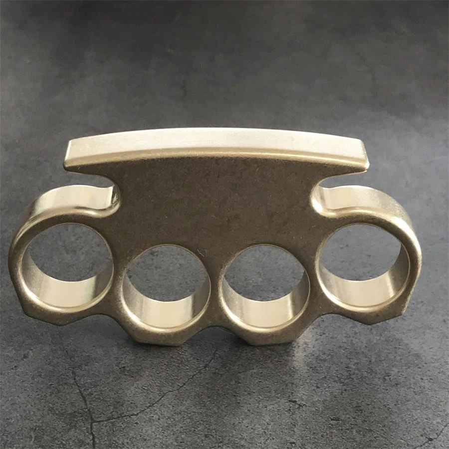 The KING Stonewashed Classic Brass Knuckle Duster - Image 3
