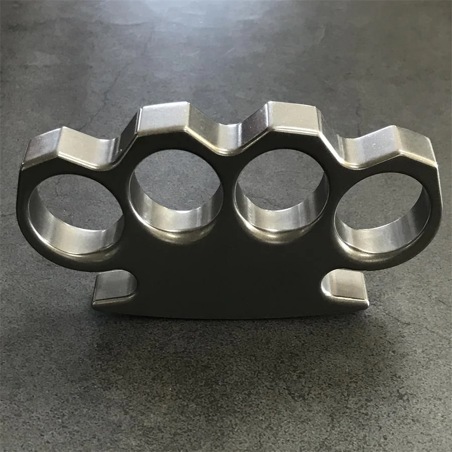The KING Stonewashed Steel Knuckle Dusters - Image 10