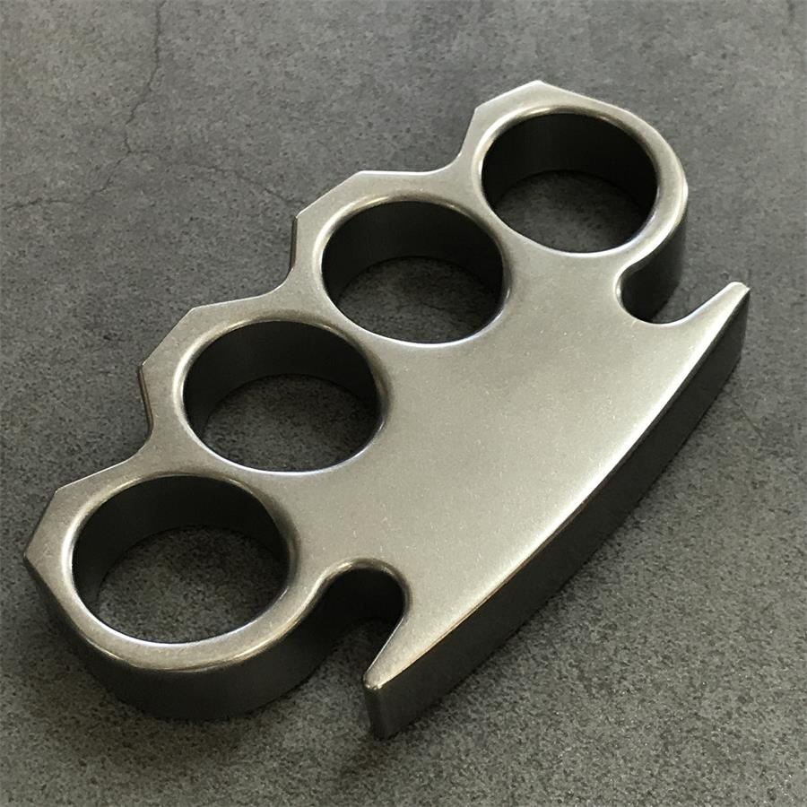 The KING Stonewashed Steel Knuckle Dusters - Image 12